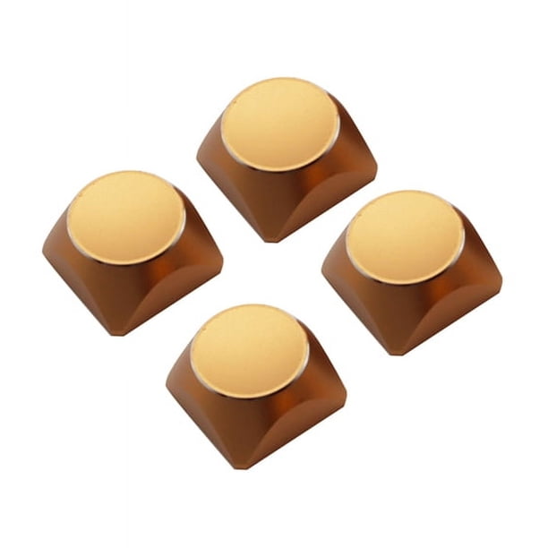Teclado Mecánico de Aleación de Aluminio de Color Metálico con Tapa de Tecla ESC Universal con Personalidad y Degradado de Arcoíris Dorado