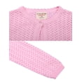thumbnail image 3 of Uniexcosm Little Girls Sweaters Shrug Cardigan Knit Long Sleeve Wedding Cardigans, 3 of 5