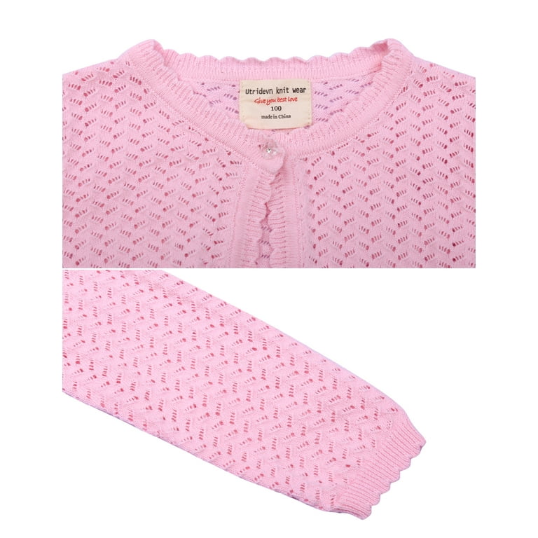 Childrens pink cardigans for weddings sale