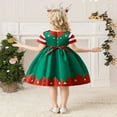 thumbnail image 3 of EIMELI Bébé Enfants Petite Fille Noël Père Noël Robe de Soirée Formelle Concours Princesse Demoiselle d'Honneur Soirée Mini Robe, 3 of 6