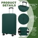 thumbnail image 3 of Cubierta de Equipaje Uxcell para Viajes y Negocios con Diseño Elástico para Viajes de Negocios 22-23 pulgadas Verde Oscuro, 3 of 7