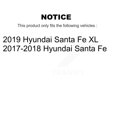 thumbnail image 2 of Transit Auto Front Rear Ceramic Disc Brake Pads and Parking Shoes Kit for Car Hyundai Santa Fe XL KNN-101055, 2 of 8