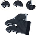 thumbnail image 3 of Huggegwe Housses de Chaussures Galoshes avec Bandes Réfléchissantes Protection des Chaussures Imperméable Bottes de Neige pour Randonnée Sports de Plein Air Cyclisme CA919-150129, 3 of 7