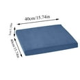thumbnail image 3 of Lwlmwt Square-shaped Cushion Sponge Core 40X40X3cm,Long Stool Cushion,Chair Pads Cushions for Bay Window Patio Furniture,Comfort Square Large Pillows, 3 of 5