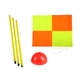 thumbnail image 3 of Postes de agilidad para fútbol, ​​esquina de fútbol, ​​campo de fútbol de bandera, campo de juego de bandera de esquina 3 postes con base roja., 3 of 9