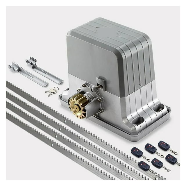 Heavy Duty Automatic Electric Sliding Gate Door Motor Engine Opener With 4m Racks (remotr Control QTY/sensor/button Optional) ,Easy to Install