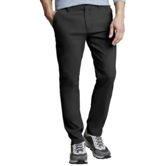 Copper & Oak Supply Co. Men's Straight Fit Stretch Tech Pant (32x34 Black)