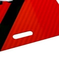 thumbnail image 3 of Dodge Charger Carbon Fiber Look Red Stripe Graphic Aluminum License Plate, 3 of 4