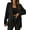 Black, variant on Women Casual Blazer Long Sleeve Open Front Shawl Collar Slim Jacket Fashion Spring Fall Blazer Jacket M