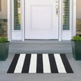 thumbnail image 1 of FairOnly Cotton Striped Area Rug 2' x 3' Hallway Runner Outdoor Indoor Door Mat Front Porch Doormat for Layered Door Mats Kitchen Laundry Room, 1 of 7