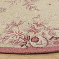 thumbnail image 3 of Safavieh Chelsea Benedict Bordered Area Rug, Ivory/Rose, 3' x 3' Round, 3 of 11