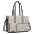 thumbnail image 2 of Teacher Tote Bag,Labrador Dog Teacher Utility Tote Bag,Large Work Tote Bags for Women with Multiple Pockets,Top Zipper Closure,13.8x10.6x6.7 Inch, 2 of 5