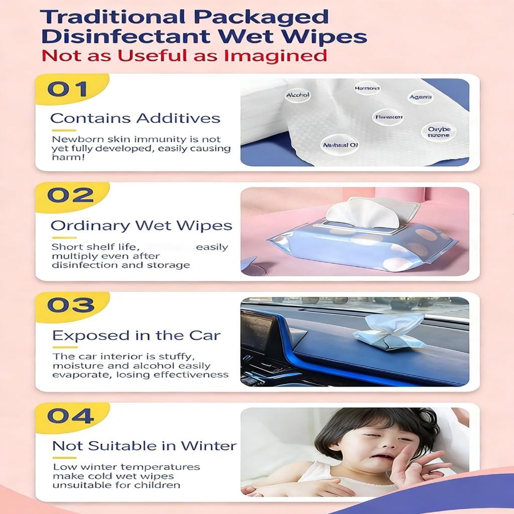 Lerpwige Portable Wipe Warmer with LED Display Fast Heating for Home and Travel
