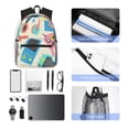 thumbnail image 4 of Disketp Playing Video Games for Lightweight Backpack Classical Backpack for Men and Women with Multi-pockets Casual Daypack for College Workplace Travel, 4 of 6