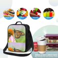 thumbnail image 4 of Fotbe A monarch butterfly Lonchera Bolsa de Almuerzo para Hombres y Mujeres, Lonchera de Gran Capacidad, Bolsa de Almuerzo Reutilizable, Bolsa Térmica Aislante, 4 of 7