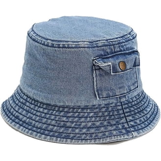 3 Pack Garment-Washed Cotton Bucket Hat Set Unisex Fisherman Hat Summer Outdoor 3Pcs Washed Cotton Bucket Hats for Women and Men,Fishing Hat  main image 3
