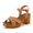 Honey, variant on Slate Faux Wooden Heel Sandal, Comfortable Platform Sandals with Chunky Heels for Women, Wide Widths Available