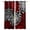Red, variant on Purple Grey Chrysanthemum Blackout Curtains for Bedroom, Farmhouse Botanical Floral Modern Room Darkening Window Drapes for Living Room, Thermal Insulated Grommet Curtains, 52x90 inch, 2 Panels