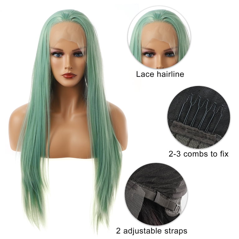 Unique Bargains Lace Front Wigs for Women 24 display picture 2