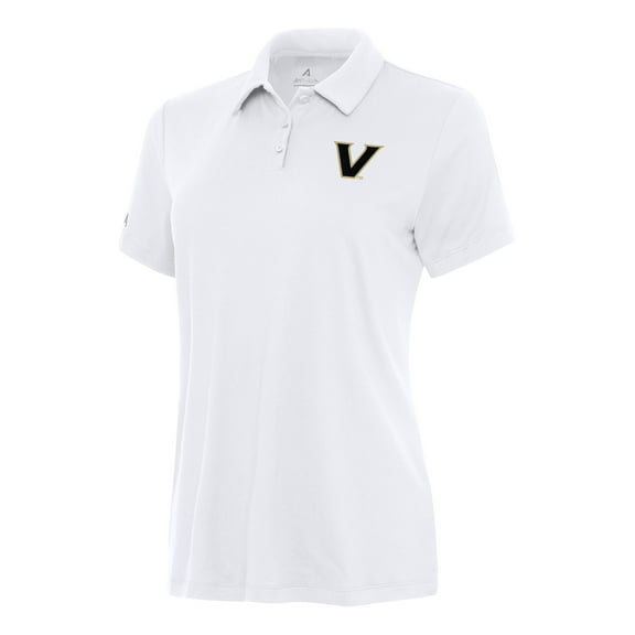 Women's Antigua White Vanderbilt Commodores Reprocess Polo