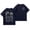 Navy, variant on Mens Graphic T-shirts Short Sleeve Crewneck Tee Beach Vacation Print Loose Summer Beachwear Top Black L