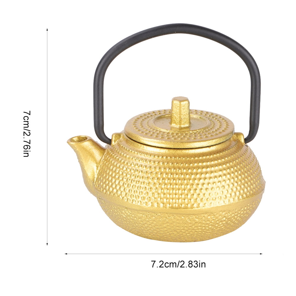 Fyydes Tea Pot, Handle 50ml Mini Teapot Teaware, For Stovetops Home