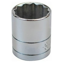 Sk Professional Tools Socket, Steel, Chrome, 5/8 in 45120