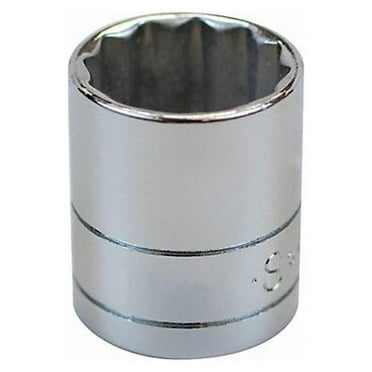 Sk Professional Tools Socket, Steel, Chrome, 5/8 in 45120