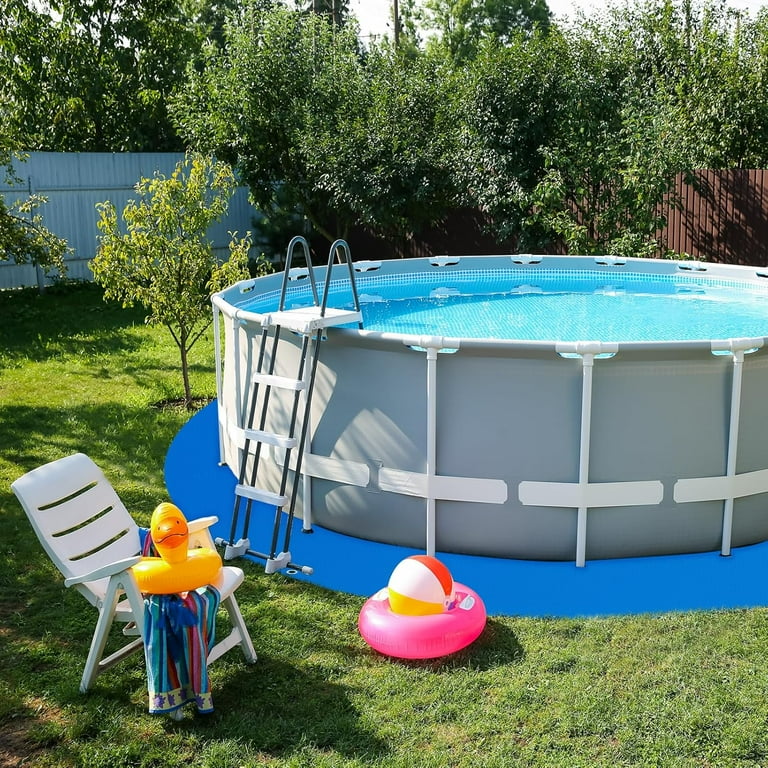 16 x 16 Ft Swimming Pool Ground Cloth Round Swimming Pool Tarpaulin Tarp  for Above Ground Swimming Pools Heavy Duty Pool Ground Mat Protector Pad  Prevents Punctures - Walmart.com