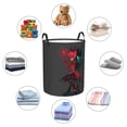 thumbnail image 6 of Hazbin Hotel Laundry Hamper Lightweight Storage Basket Toy Organizer Laundrys Basket Waterproof For Bedroom, Bathroom Small, 6 of 8
