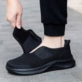 thumbnail image 6 of KANG Fashion Wide-Toe Walking Shoes for Senior Men and Women, Lightweight Breathable Mesh Sneakers, Supportive and Comfortable Shoes for Spring and Summer Black 36, 6 of 9