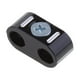 thumbnail image 5 of 4 Piezas Negro Doble Cable Abrazadera Soporte Organizador, 5 of 7