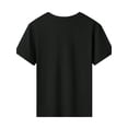 thumbnail image 2 of Boys Back To School Pattern T-Shirt - Short Sleeve Crew Neck T-Shirt With Cartoon Pencil and Book Design, Soft and Breathable, Suitable For Spring and Summer Casual Wear, Lively Young Design, 2 of 6