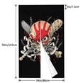 thumbnail image 3 of Doorway Drape Split Curtains, Dead Skull Ghost Painting Room Divider Privacy Door Curtains, 34" x 56", 3 of 7