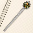 thumbnail image 3 of Oranges Book Accessories: Vintage Silver Lace-Edged Bookmark, Gift for Readers and Book Lovers, 3 of 5