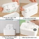 thumbnail image 5 of Calentador de Toallitas Portátil Usb, Dispensador de Toallitas Húmedas de Gran Capacidad, Temperatura Constante, Material Pp, Ligero y Compacto, Esencial para Viajes, Blanco, 20 X 12 X 9,5 Cm (7,87 X, 5 of 6