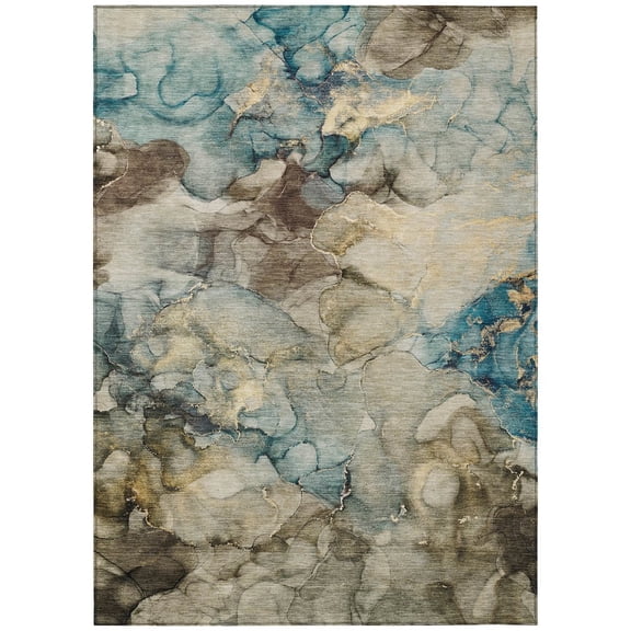 Dalyn Rugs Machine Washable Indoor/Outdoor Chantille ACN2018 Brown 2'6" x 3'10" Rug