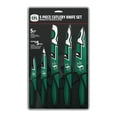 thumbnail image 2 of OFFICIALLY LICENSED CFL 5 PIECE KNIFE SET SASKATCHEWAN ROUGHRIDERS, 2 of 3