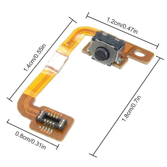 2 Pcs Bouton de Déclenchement d'Épaule Portable Gauche Gauche Droite Ruban Remplaçable Remplacement Ruban de Réparation Accessoires de Remplacement pour Nintendo 3DS