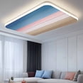 thumbnail image 2 of Pink Blue Brown Magnetic Fluorescent Light Covers for Ceiling Lights 2x4Ft, Farmhouse Gradient Wooden Plank Art Office Classroom Kitchen Drop Ceiling Light Covers Lighting Filters Shade Panel 3 Packs, 2 of 9