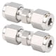 thumbnail image 5 of Adaptador de tubo de doble virola recto de ajuste de compresión de acero inoxidable 316 de 2 piezas (Ф6), 5 of 9