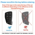 thumbnail image 2 of For Chevrolet Key Fob Cover Leather Car 2021-2024 Suburban Tahoe Yukon Denali Sierra Silverado Buick Envision Avenir 6 Buttons, 2 of 10