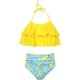 thumbnail image 1 of Girls Thing Thing Bathing Trajes de baño Volante Halter Dos Piezas Swimsuits Limon amarillo- impresión 8 Años Limon amarillo- impresión 8 Años Xishao ropa, 1 of 2