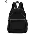thumbnail image 5 of PULLIMORE Women Mini Nylon Backpack Casual Waterproof Travel Bags Shoulder Rucksack for Hiking Outdoor (Black), 5 of 9