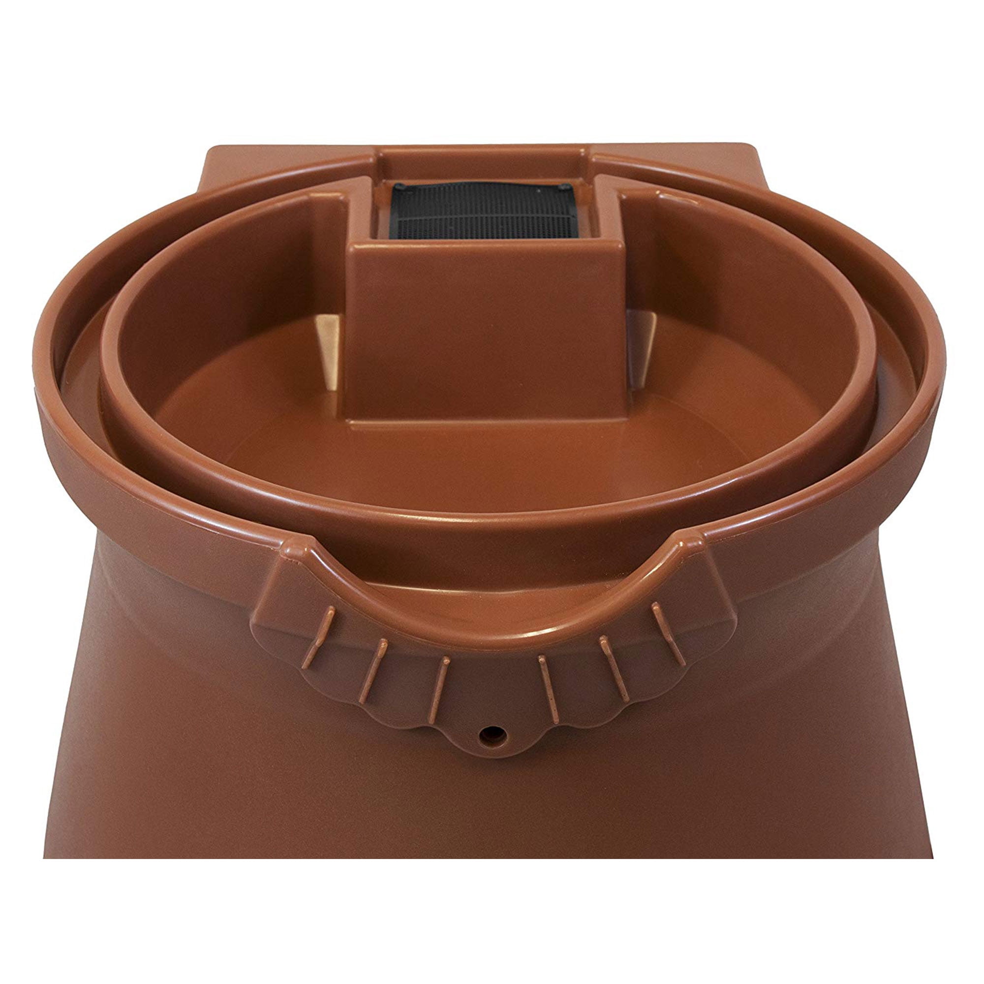 Good Ideas Rain Wizard 50 Gallon Rain Barrel Water Collector Urn, Terra Cotta