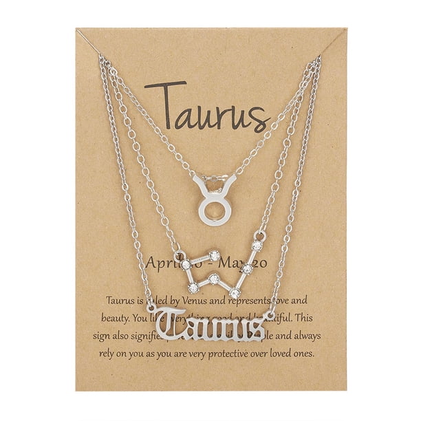 onlyliua Liquidación Juego de 3 Piezas de Collar con La Letra Antigua En Inglés "Twelve"
