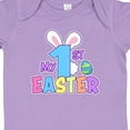 thumbnail image 4 of Inktastic My 1st Easter One with Bunny Ears and Tail Boys or Girls Baby Bodysuit, 4 of 5