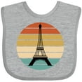 thumbnail image 3 of Inktastic Paris Eiffel Tower Retro Sunset Boys or Girls Baby Bib, 3 of 4