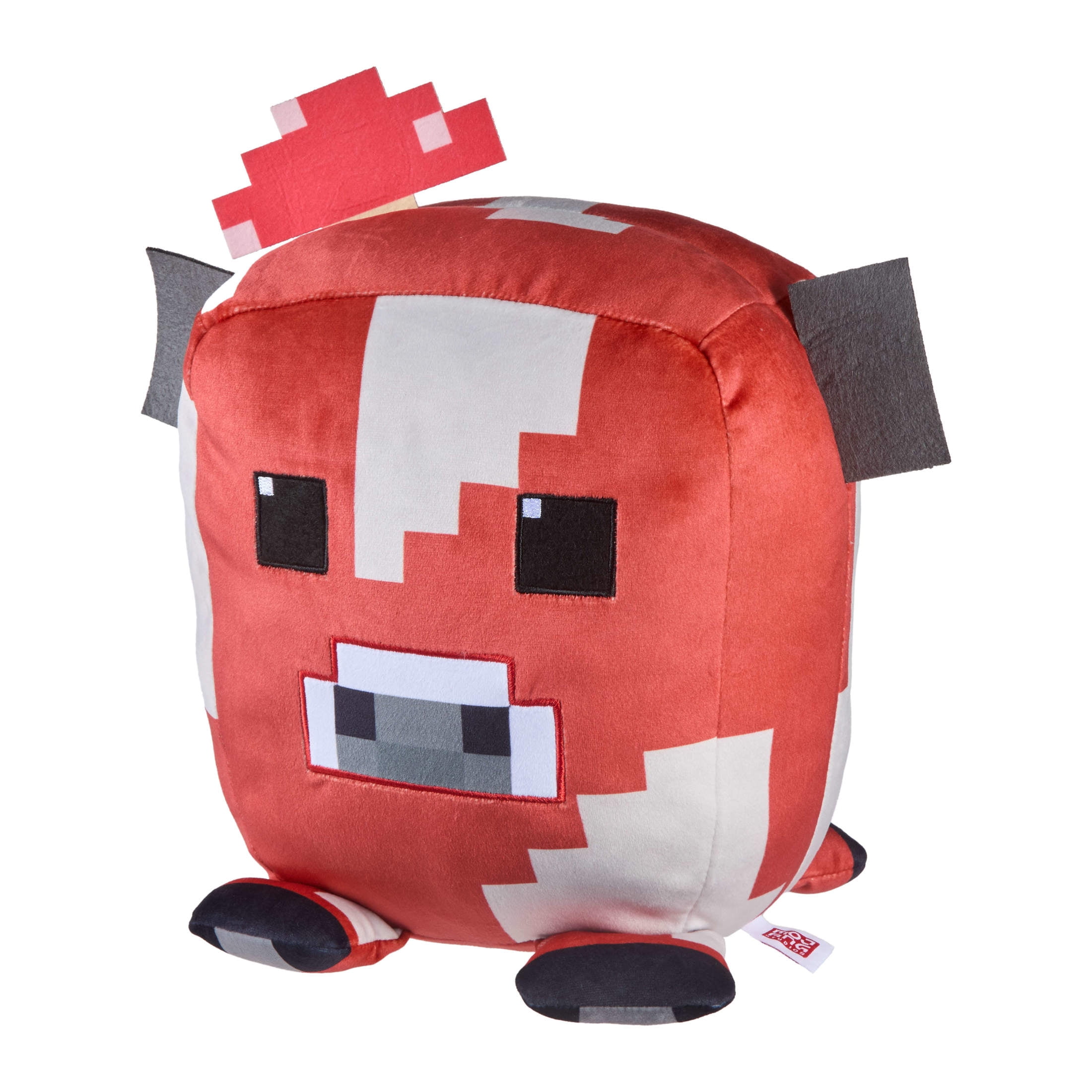 Minecraft Cuutopia Mooshroom Plush Toy, 10-inch Collectible Soft Doll Inspired by the Video Game