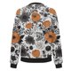 thumbnail image 5 of Chaqueta bomber con estampado de murciélago rosa para mujer, abrigo informal ligero con cremallera, puños y dobladillo acanalados, 5 of 5